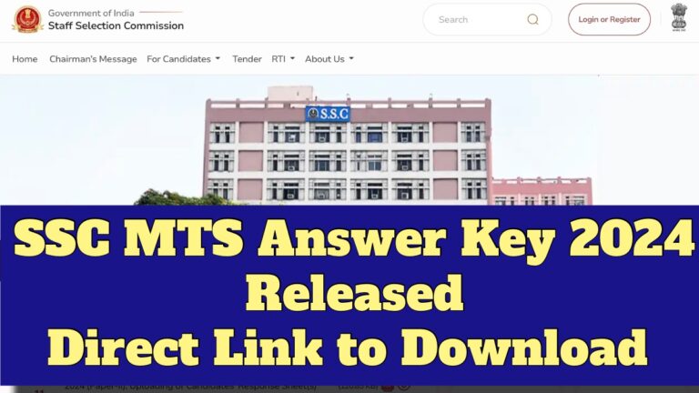 SSC MTS Answer Key