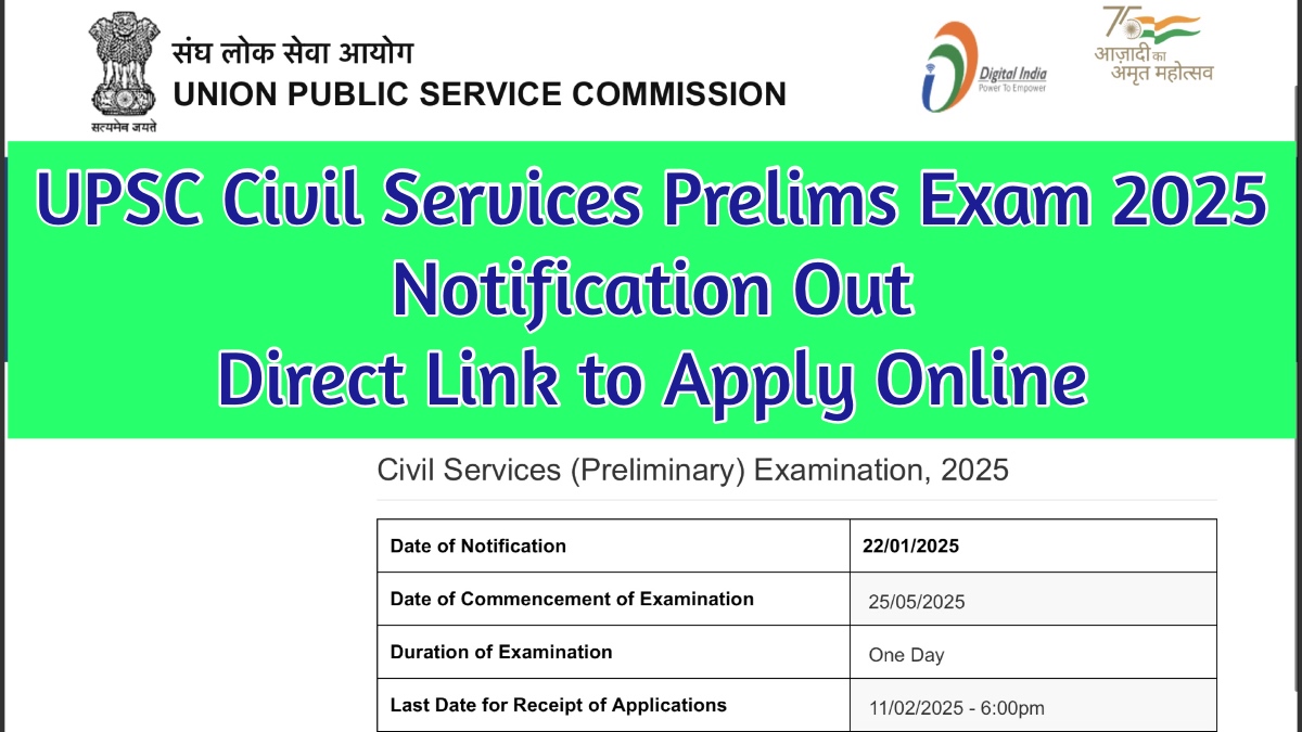 UPSC Civil Services Prelims Exam