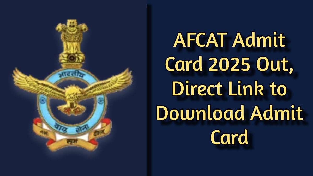 AFCAT Admit Card