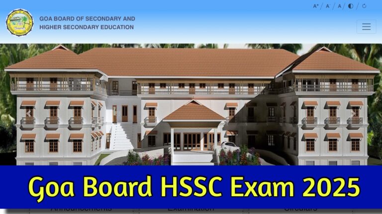 Goa Board HSSC Exam